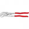 Knipex Zangenschlüssel 250 vernickelt PVC polierte Backen