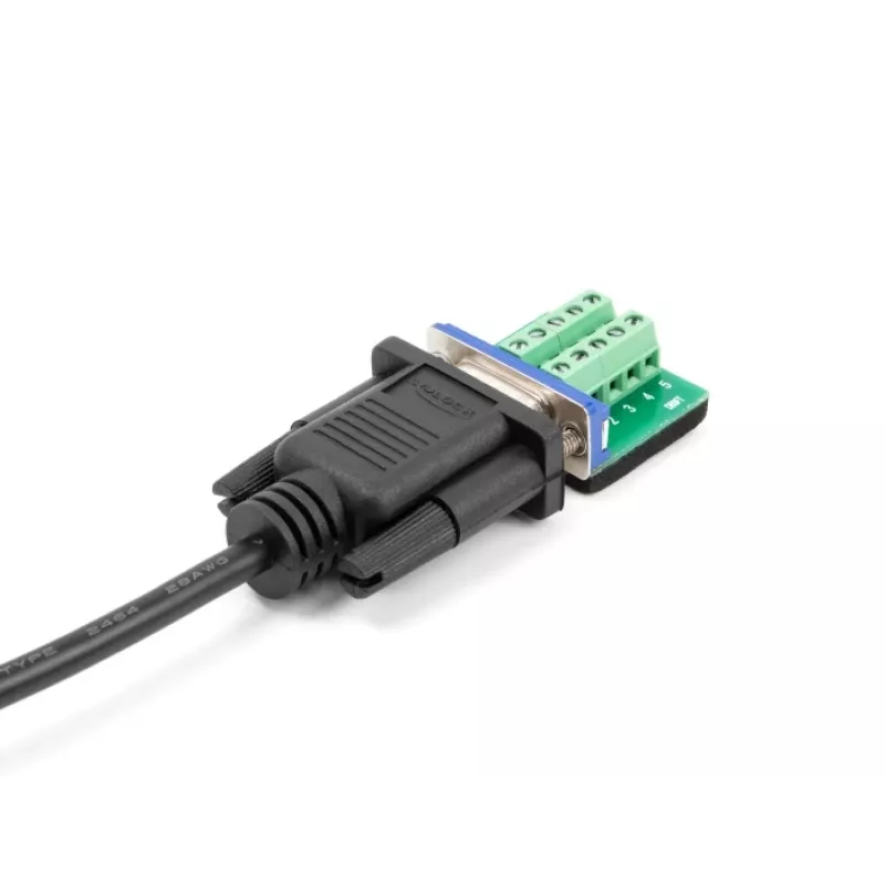 DeLOCK Serielles Kabel RS-232 D-Sub9 Stecker auf Stecker 0,5 m Schwarz