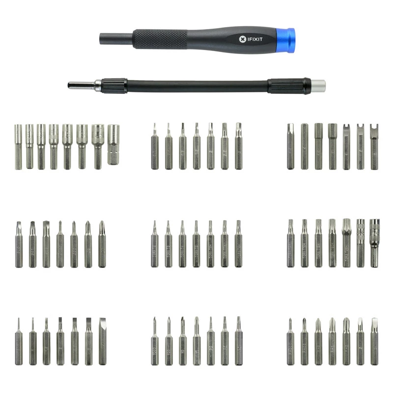 iFixit Mako 64 Bit Driver Kit, Schraubendreher + faltbare Antistatik-Matte