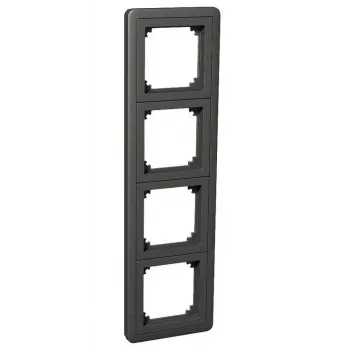 Schneider Electric Exxact Combi 4-fach Rahmen Anthrazit