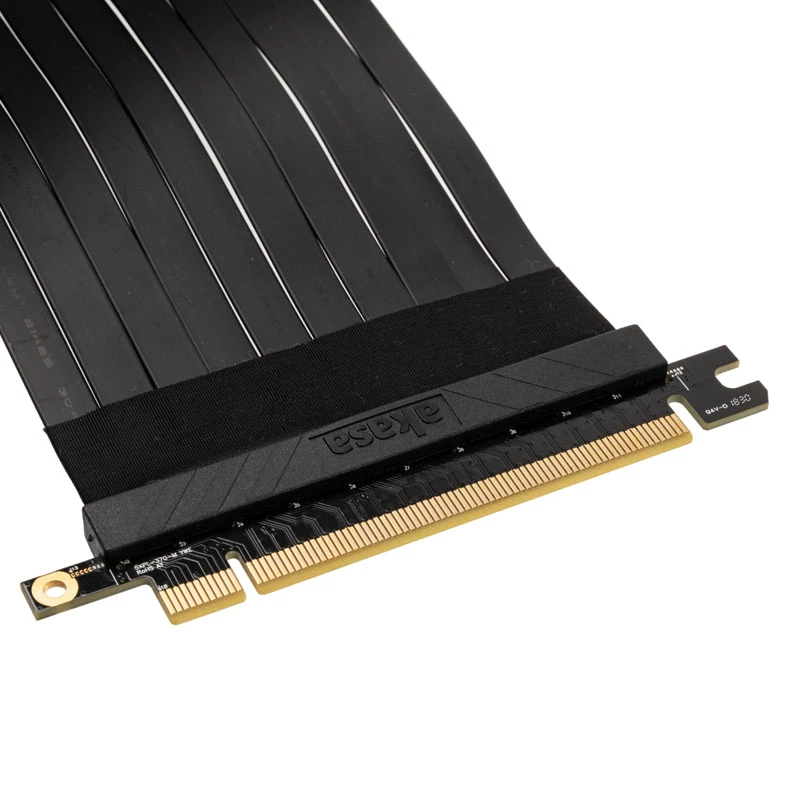 Riser-Kabel Akasa RISER Schwarz X2 Premium PCIe 3.0 x16 20 cm