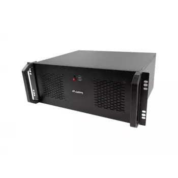 Rack-Gehäuse LANBERG SC01-3504-10B, 1x 3,5-Zoll + 1x 2,5-Zoll Einschub, 7 Erweiterungsslots, 2x 120-mm-Frontlüfter, USB2.0