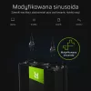 Wechselrichter Green Cell INV10 2000 W, 12 V DC auf 230 V AC, Typ-C-Ausgang, 50 Hz, schwarz