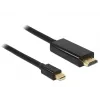 Video-Kabel-Adapter DeLOCK 83698 Mini DisplayPort auf HDMI 1m Schwarz