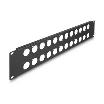 DeLOCK Patchpanel-Zubehör 88055 Rack-Montage 2U Schwarz