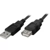 Goobay 68904 USB-2.0-Verlängerungskabel, USB-A-Stecker auf USB-A-Buchse, 3 m, schwarz