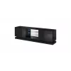 Cama TV-Schrank QIU 200 MDF schwarz glänzend/schwarz glänzend