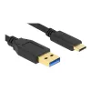 Delock SuperSpeed USB 3.2 Gen 1 Kabel Typ-A auf Typ-C, 2 m, schwarz