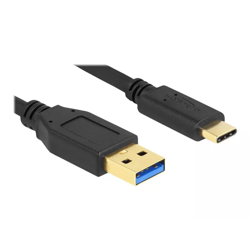 Delock SuperSpeed USB 3.2 Gen 1 Kabel Typ-A auf Typ-C, 2 m, schwarz