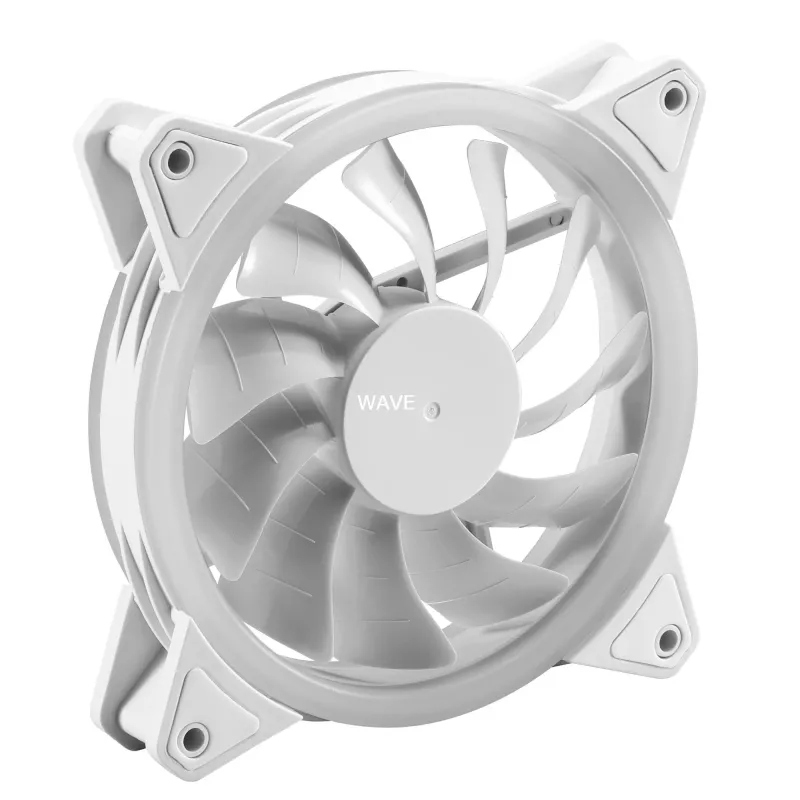 Sharkoon Shark Blades PWM RGB 120-mm-Gehäuselüfter, 400–1400 U/min, Weiß
