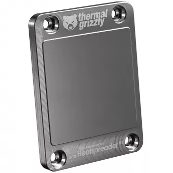 Thermal Grizzly Wärmeverteiler Intel High Performance Heatspreader V1 – metallische Wärmeschnittstelle für CPU-Kühlung