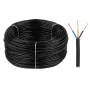 Elektrokabel OMY 3x0,75 300/300V schwarz