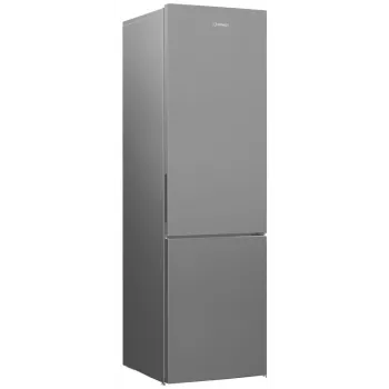 INDESIT Kühlschrank | INKS 1401 S4E1 | Energieeffizienzklasse E | freistehend | Combi | Höhe 202,5 cm | Kühlteil-Nutzinhalt 266 L | Gefrierteil-Nutzinhalt 120 L | 38 dB | Silber