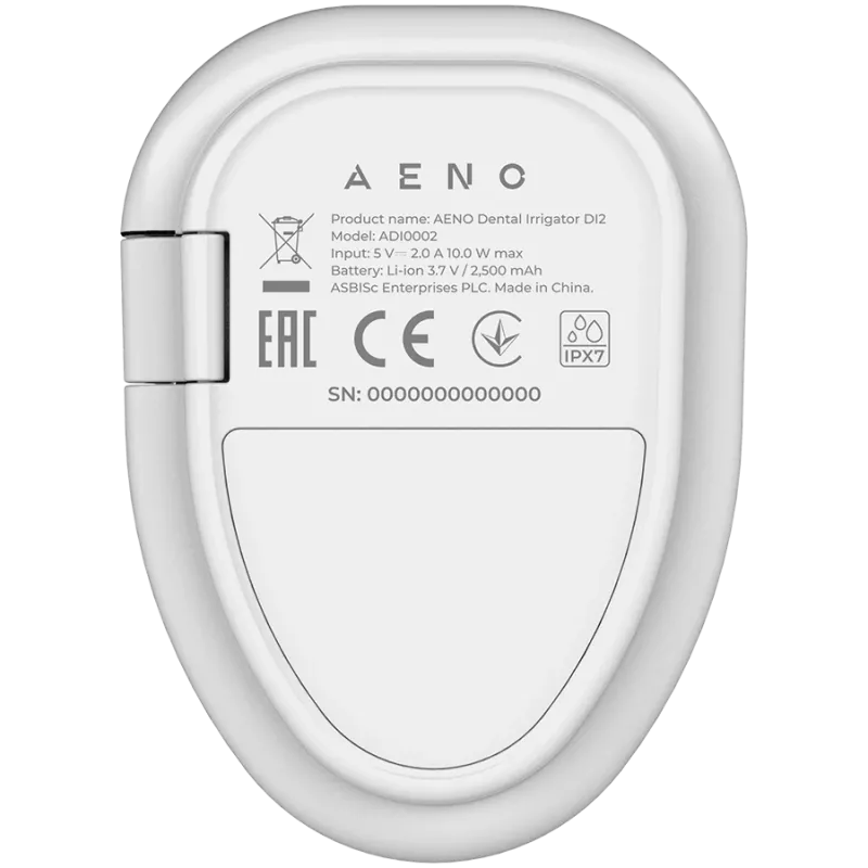 Munddusche: 3,7V, 8W, 2500mAh, 200ML