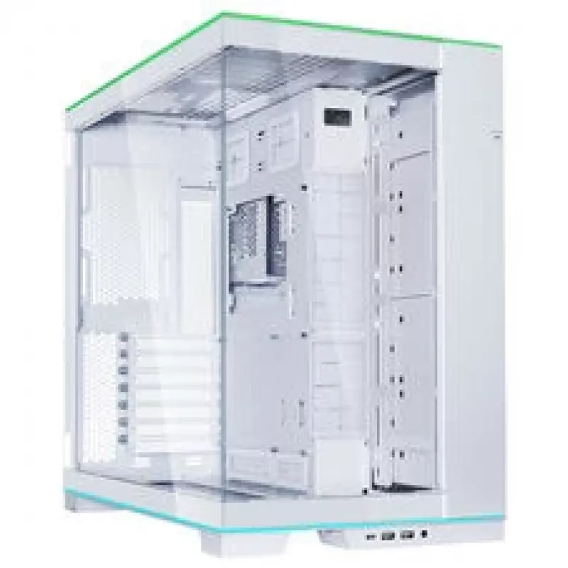 Lian Li O11 Dynamic EVO RGB PC-Gehäuse Bundle HydroShift II LCD-S 360TL AiO + 3x UNI FAN SL-INF 120 Reverse Blade Lüfter - Weiß