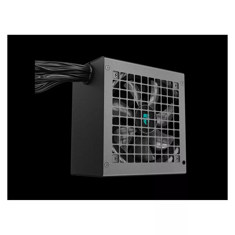 DeepCool PF500X 500-W-ATX-Netzteil, 80 PLUS Bronze, 120-mm-Lüfter, 20+4-Pin-ATX, Schwarz