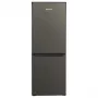 Kühl-Gefrierkombination MPM MPM-215-KB-39/E — 215 l, Gefrierfach unten, Dark Inox, wechselbare Türanschläge, LED-Beleuchtung