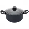 Kochtopf BALLARINI 75002-920-0 Rund Schwarz Aluminium 20 cm