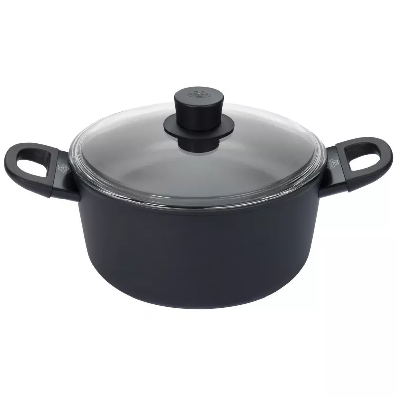 Kochtopf BALLARINI 75002-920-0 Rund Schwarz Aluminium 20 cm