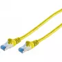Netzwerkkabel S/CONN 75711-0.5Y Gelb 0,5 m Cat6a S/FTP