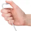 Goobay KAB USB-C (ST-ST) 2m Verbindungskabel Textilmantel Weiß USB-Kabel USB 2.0 USB C (70194)
