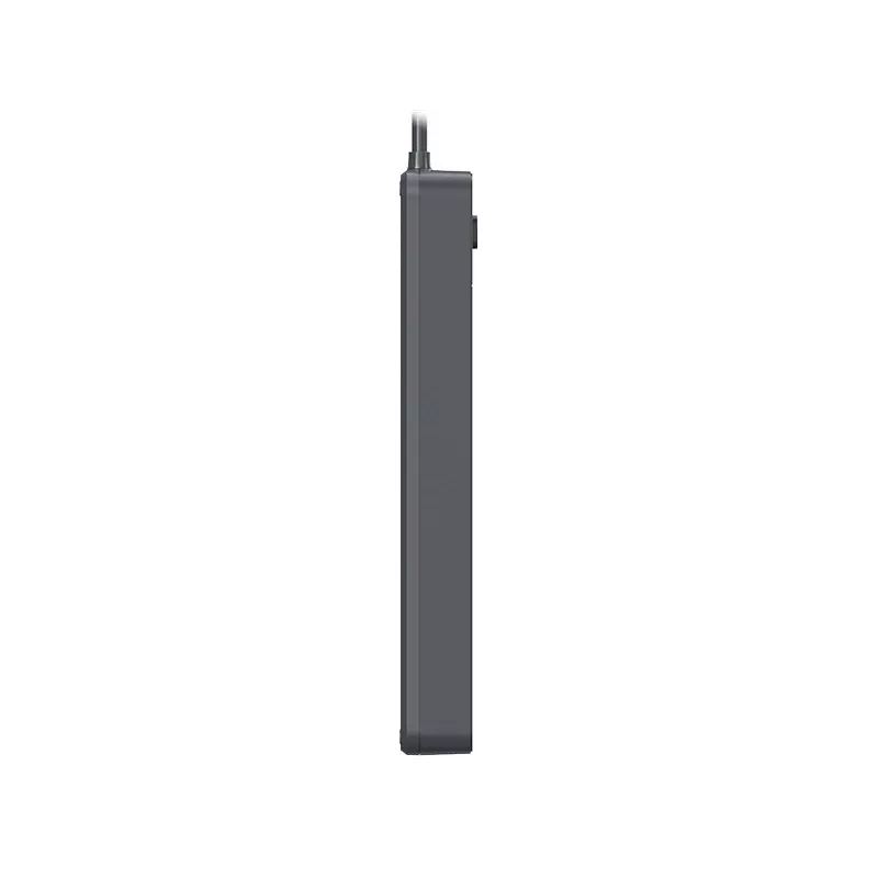Power Line+ 3m Graphite Überspannungsschutz-Steckdosenleiste (5 Steckdosen)