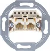 Wandmontierte Anschlussdose ShiverPeaks S/CONN maximum connectivity 2x 8/8 parallel ohne Abdeckung für Unterputzinstallation (74231-1)