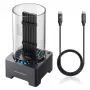 GrauGear G-M2DK-U4-40G USB 4.0 M.2 NVMe SSD Dockingstation, PCIe Gen4x4, 40 Gbit/s, mit Kühlkörper und Lüfter