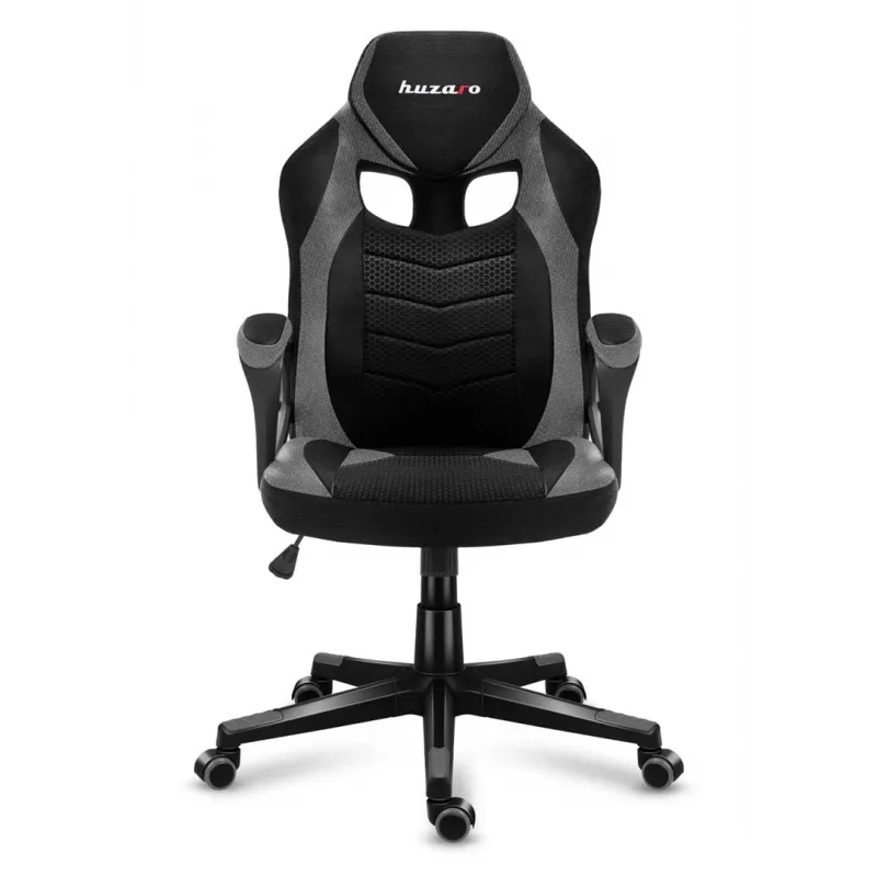 Huzaro FORCE 2.5 Grau MESH Gaming-Stuhl, Netzsitz, Schwarz, Grau