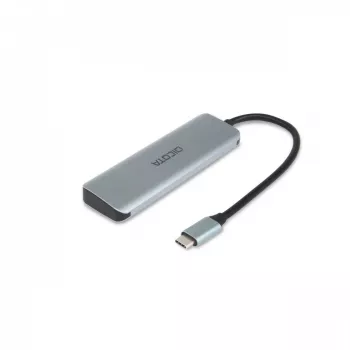 USB Type-C Hub DICOTA D32061 10000 Mbit/s Silber