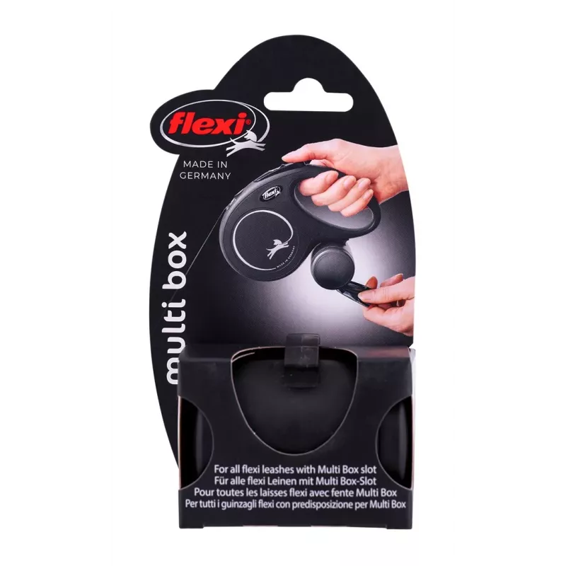 Flexi Vario Multi Box Universalbehälter für Futter oder Beutel, Schwarz