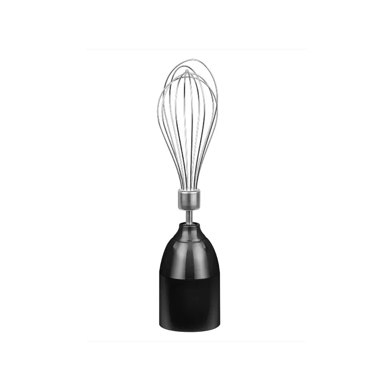 LAFE BlendMix BRK-003A Stabmixer-Set, 800 W, 2 Geschwindigkeiten, Turbo, Edelstahlmesser, 0,6-l-Becher, schwarz/silber
