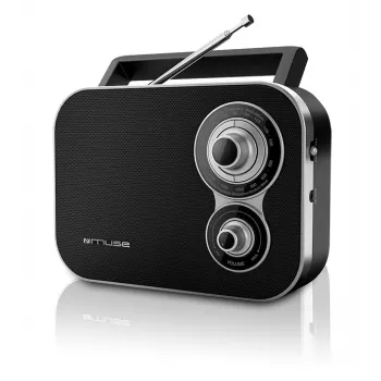 Muse | M-051R | 2-Band-Taschenradio | Schwarz