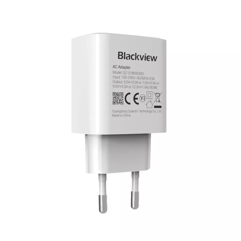 Ladegerät BLACKVIEW CHAR-18W 18 W Leistungsabgabe — kompaktes USB-Wandladegerät für Mobilgeräte