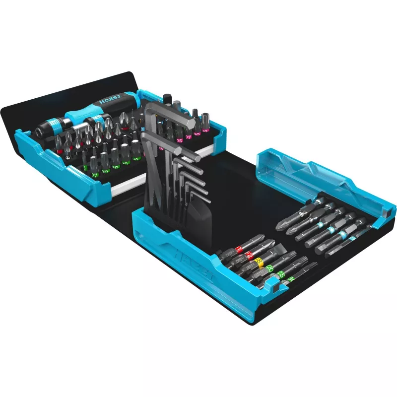 Hazet 2200SC-1 SmartCase Bit-Satz, 1/4", 69-teilig