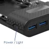 Akyga AK-BC-04 Powerbank-Gehäuse 20000 mAh, 8x 18650, 18W PD QC4+, USB-C, 2x USB-A, Lightning