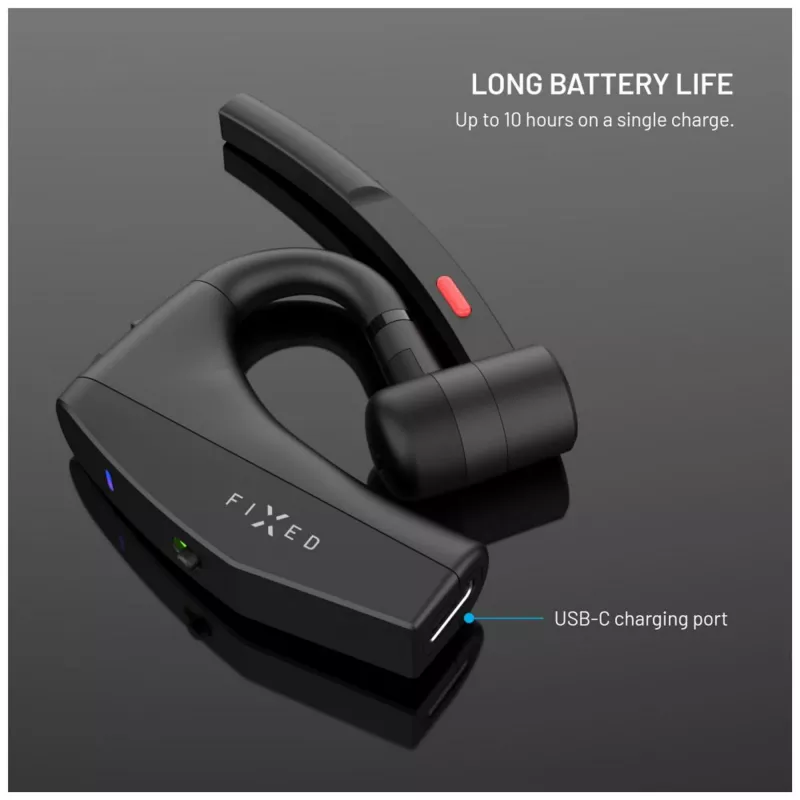 FIXED Talk Pro Bluetooth-Headset, Schwarz