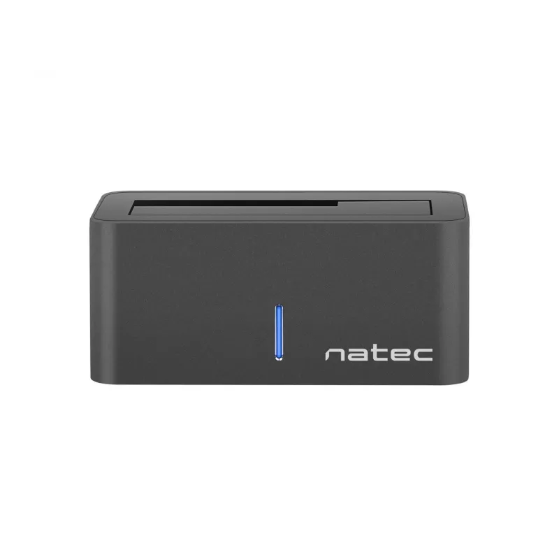 Natec Kangaroo NSD-0954 HDD-Dockingstation für 2,5/3,5-Zoll-SATA, USB 3.2 Gen 1, Schwarz