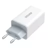 SAVIO LA-07 GaN 65W Netzteil, USB, QC4.0+, PD 3.0, Weiß