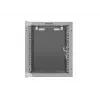 Lanberg WF10-2306-10S 10" Wandschrank (Rack) 6U, 336×280×310 mm, Glastür, 20 kg, grau (RAL 7035)