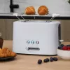 Toaster Toast&Taste 9000 Double Weiß (Weiß, 980 Watt, für 2 Scheiben Toast)