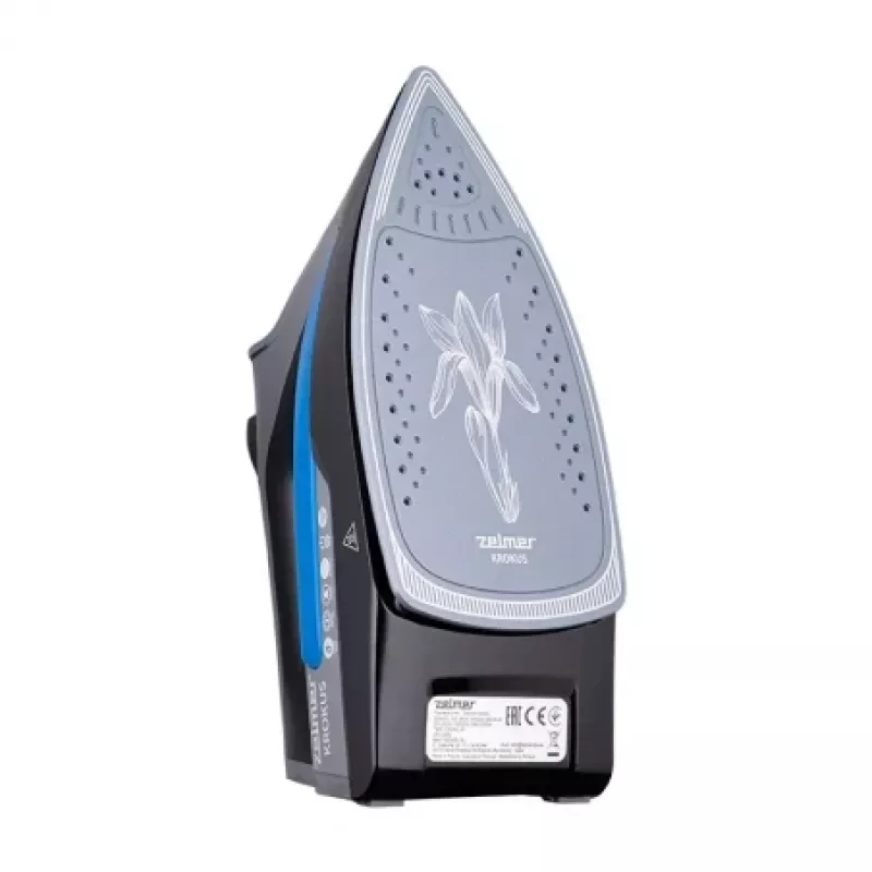 Zelmer Krokus ZIR3220 Dampfbügeleisen, 3000 W, 200 g Dampfstoß, Keramik-Bügelsohle, blau