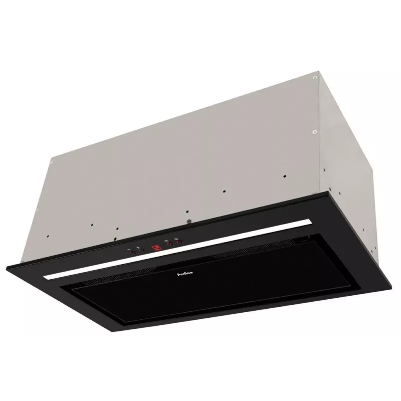 Einbau-Dunstabzugshaube AMICA OMC6451B HC — Aktivkohlefilter, Geräuschpegel 65 dB, Energieeffizienzklasse A
