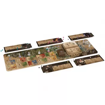Brettspiel Asmodee The Witcher: Pfad des Schicksals Deluxe Edition – Tabletop-Rollenspiel/Strategiespiel