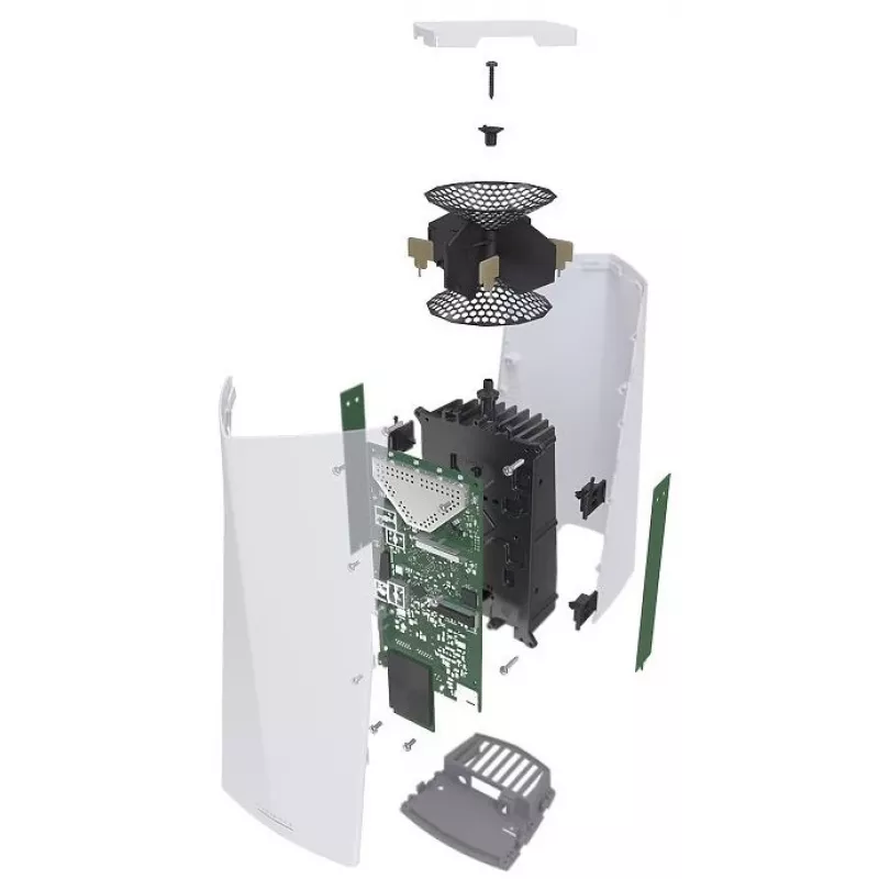 MikroTik Audience RBD25G-5HPacQD2HPnD Tri-Band-Mesh-Access-Point, Wi-Fi 5 (802.11ac), 2,4 GHz + 2x 5 GHz, 1733 Mbit/s, 2x Gigabit-LAN, PoE, RouterOS L4, weiß