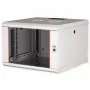 Wandmontage-Serverschrank ROLINE PRO 7, 7 HE, 19 Zoll, 600x600 mm, grau
