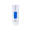 Transcend JetFlash 790 TS128GJF790W USB-Stick, 128 GB, USB 3.1 Gen 1, ausfahrbarer Anschluss, Weiß
