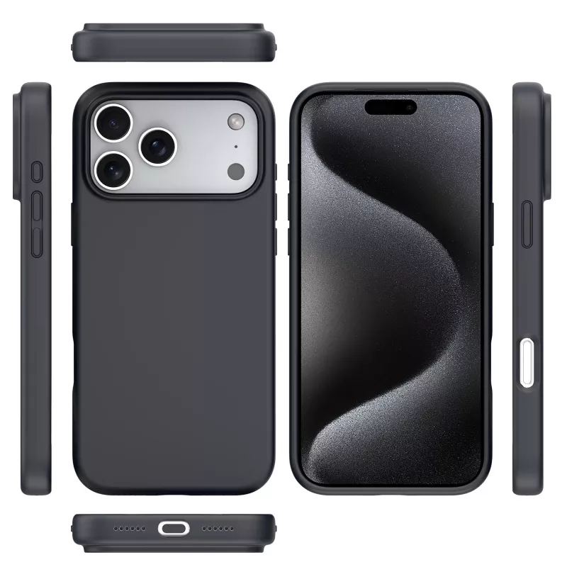 NEVOX StyleShell SHOCK (Schwarz, iPhone 17 Pro Max, kompatibel mit MagSafe)