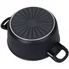 BALLARINI 75002-921-0 Kochtopf rund schwarz Aluminium 24 cm