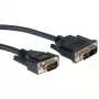 ROLINE DVI-VGA-Kabel, DVI (12+5) ST - HD15 ST 5,0 m (11.04.5450)